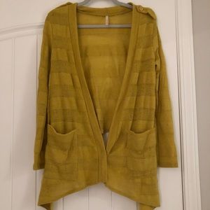 Women’s mustard cardigan
